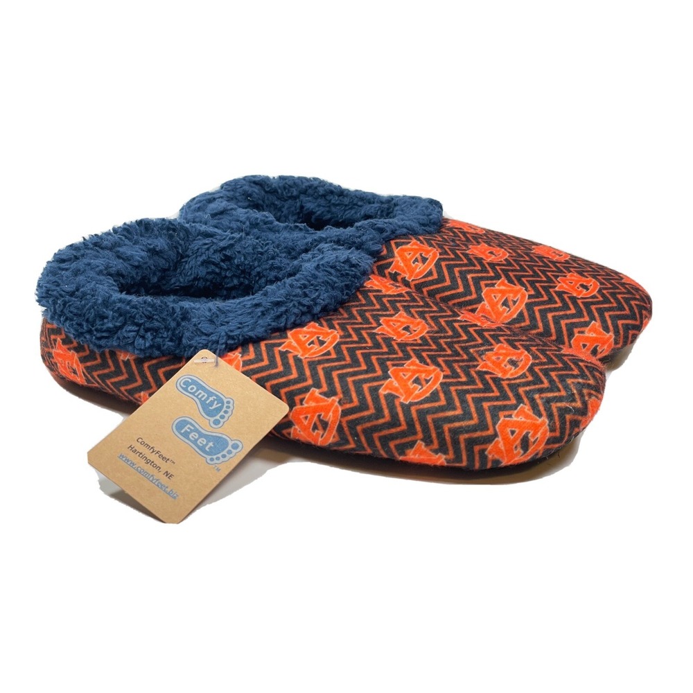 Auburn Tigers Comfy Feet Chevron Slip On Slippers